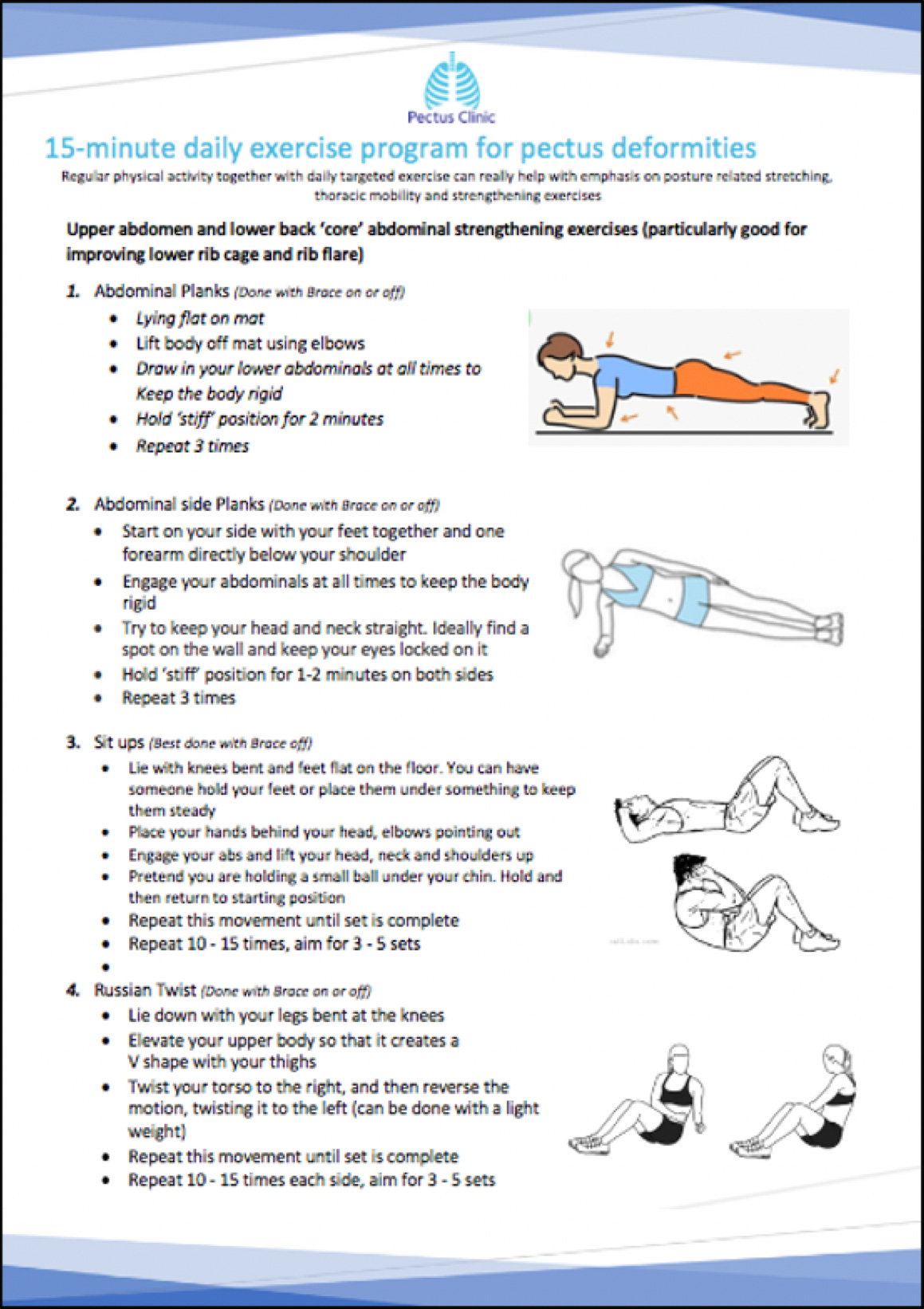 Bracing - Rib Flare - Daily Exercise