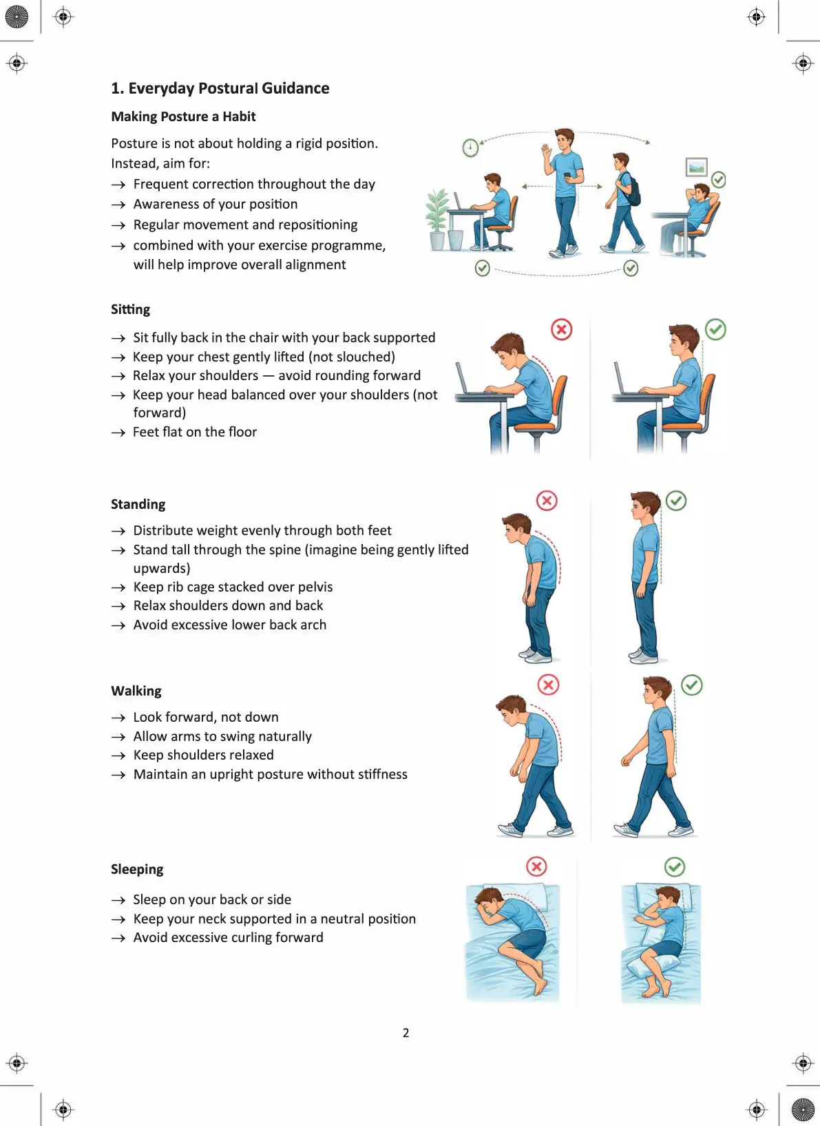 Pectus physiotherapy booklet — page 2