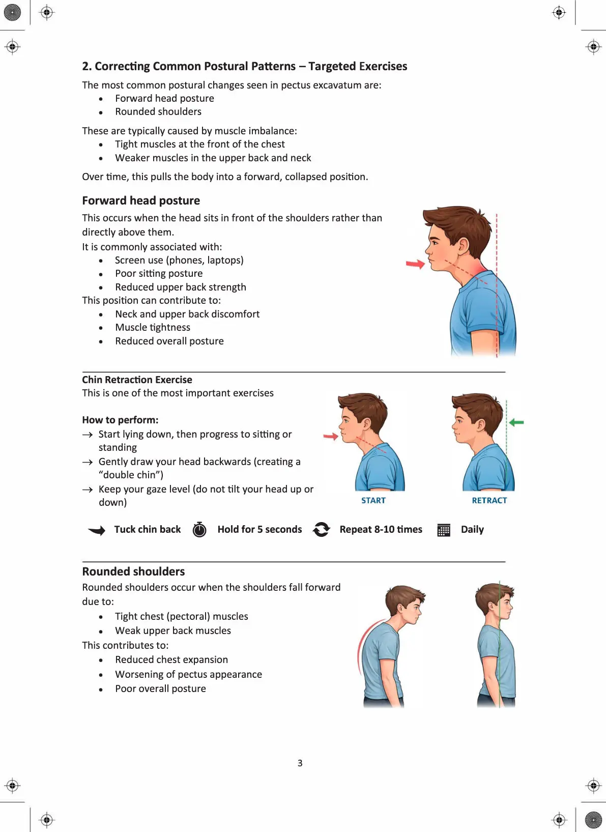 Pectus physiotherapy booklet — page 3